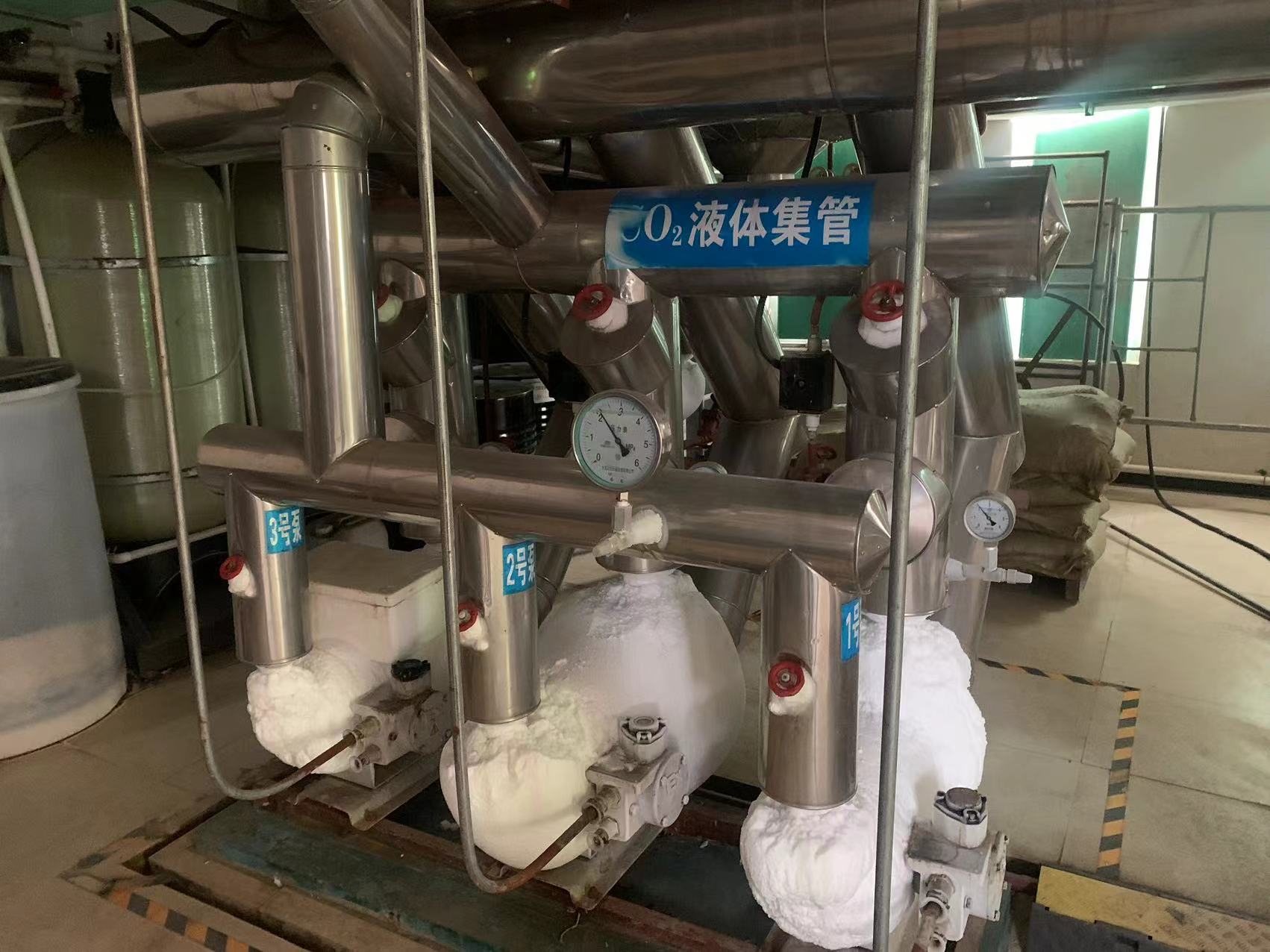 紅宇濮陽萬邦CO2氨復疊冷庫機房制冷系統（三）